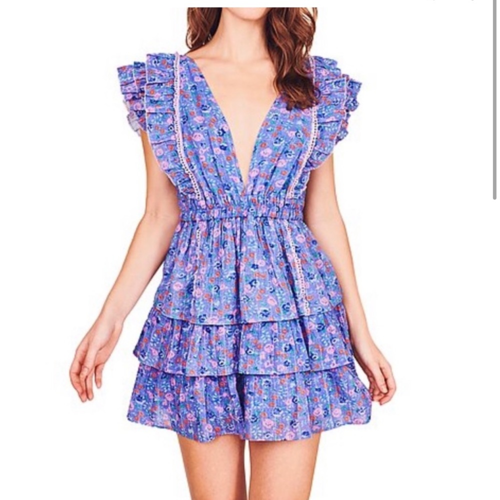 LoveShackFancy Bennett Mini Dress